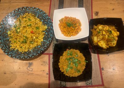 Some of the amazing dishes we cooked in December 2020