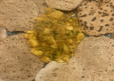 Aloo Gobi with Parathas